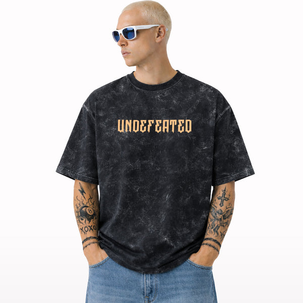 Undefeated Acid Wash Oversized T-shirt