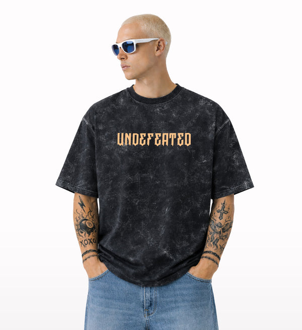 Undefeated Acid Wash Oversized T-shirt