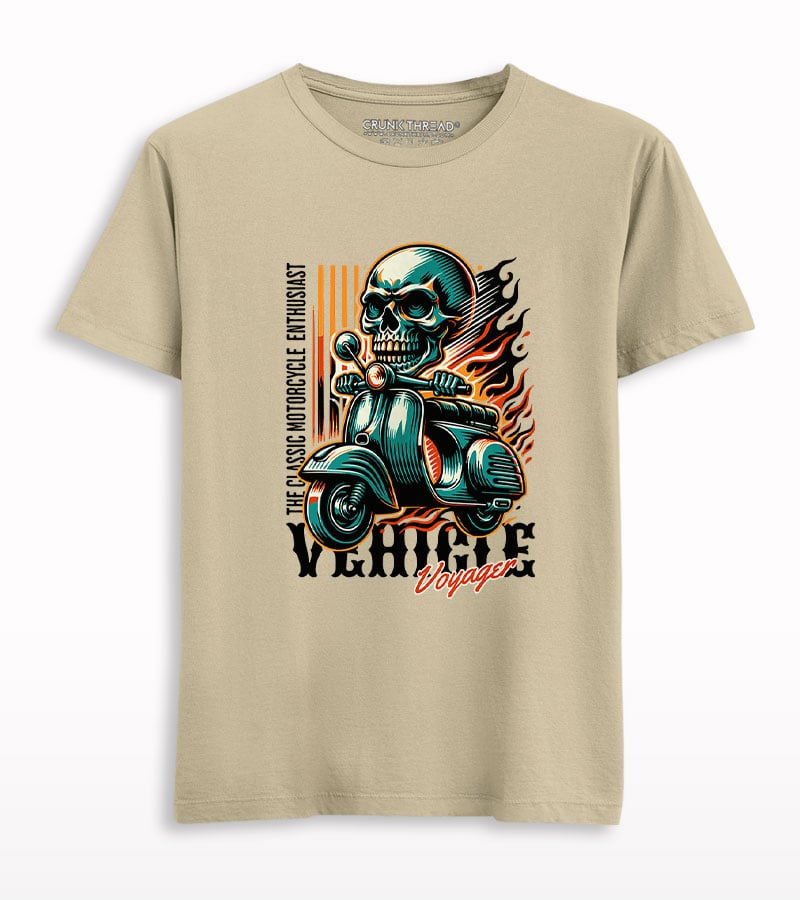 Scooter Skull T-shirt - Crunk Thread