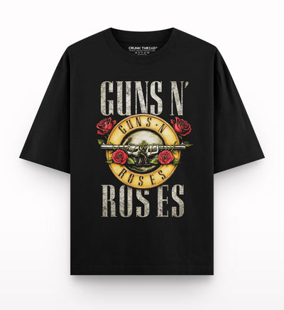 Vintage-rock-emblem-oversized-t-shirt - Crunk Thread