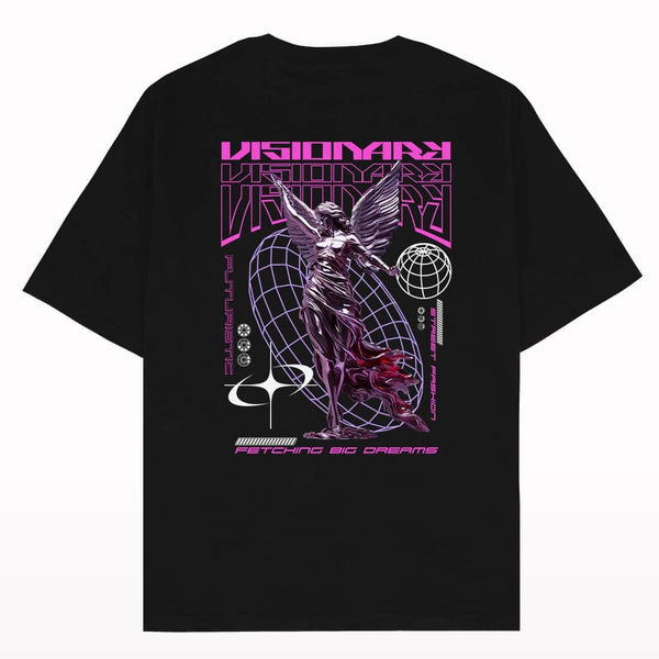 Visionary Angel Y2k Oversized T-shirt - Crunk Thread