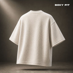 Baazigar Waffle Boxy Fit T-shirt