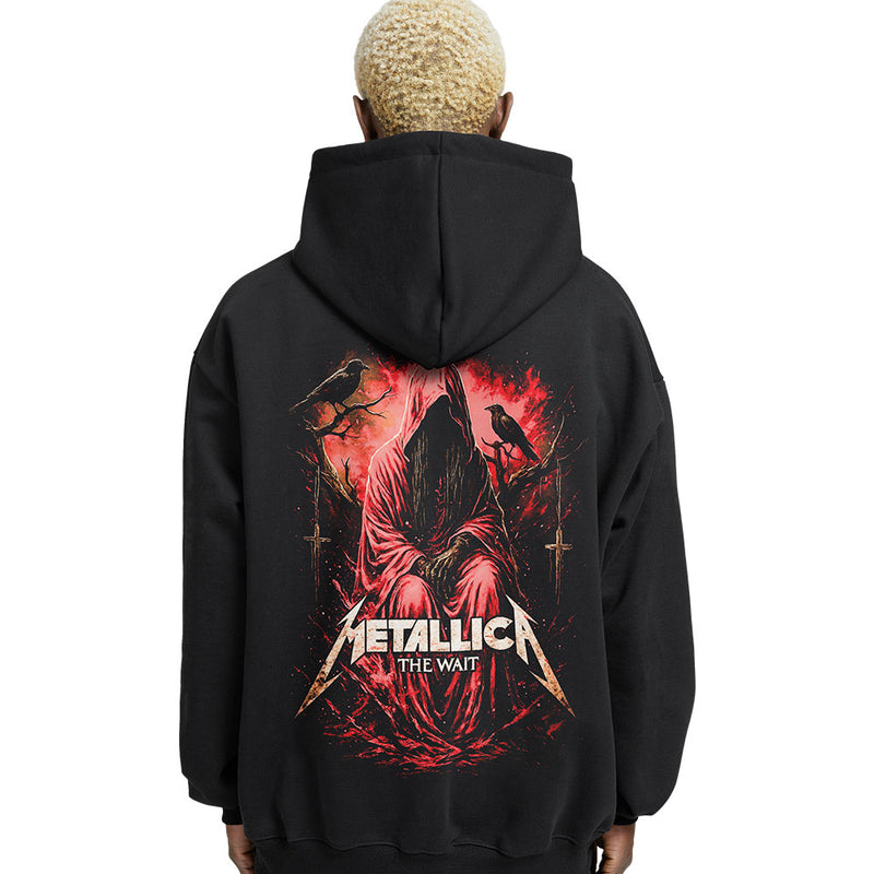 Wait Until We Meet Relaxed Fit Drop Shoulder Hoodie