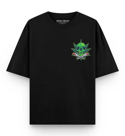 Weed Skull Oversized T-shirt