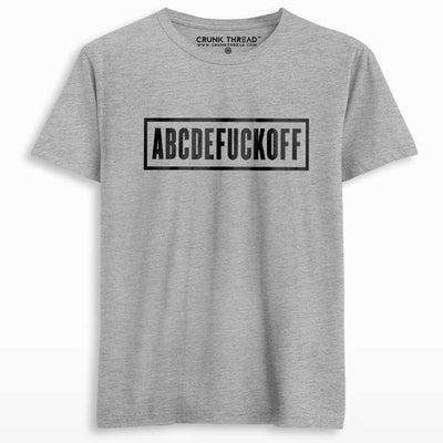 Abcdefuckoff T-shirt - Crunk Thread