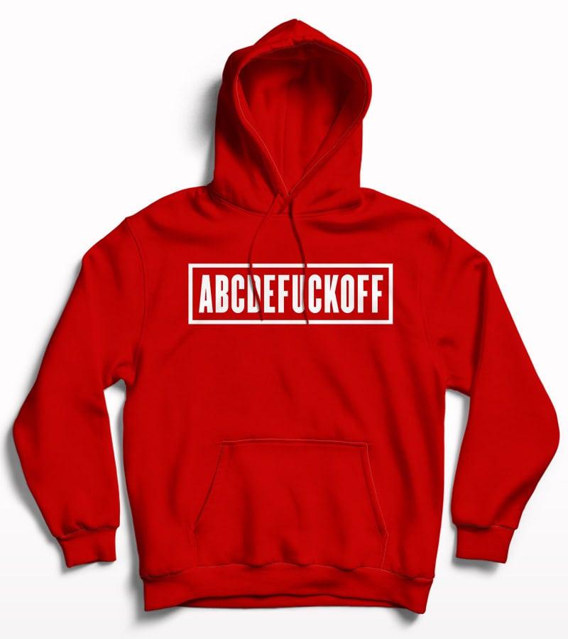 Abcdefuckoff Hoodie - Crunk Thread