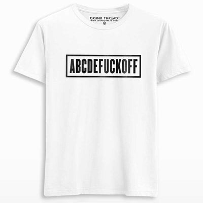 Abcdefuckoff T-shirt - Crunk Thread