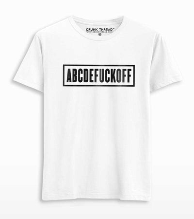 Abcdefuckoff T-shirt - Crunk Thread