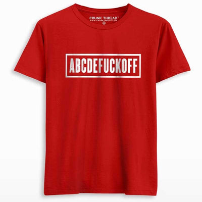 Abcdefuckoff T-shirt - Crunk Thread