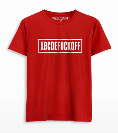 Abcdefuckoff T-shirt - Crunk Thread
