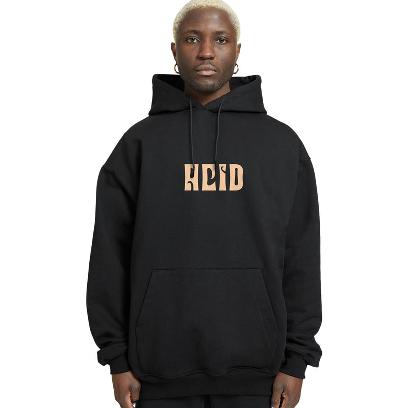 Acid Trippy Relaxed Fit Drop Shoulder Hoodie