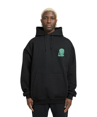 Alien Abduction Relaxed Fit Drop Shoulder Hoodie - Crunk Thread