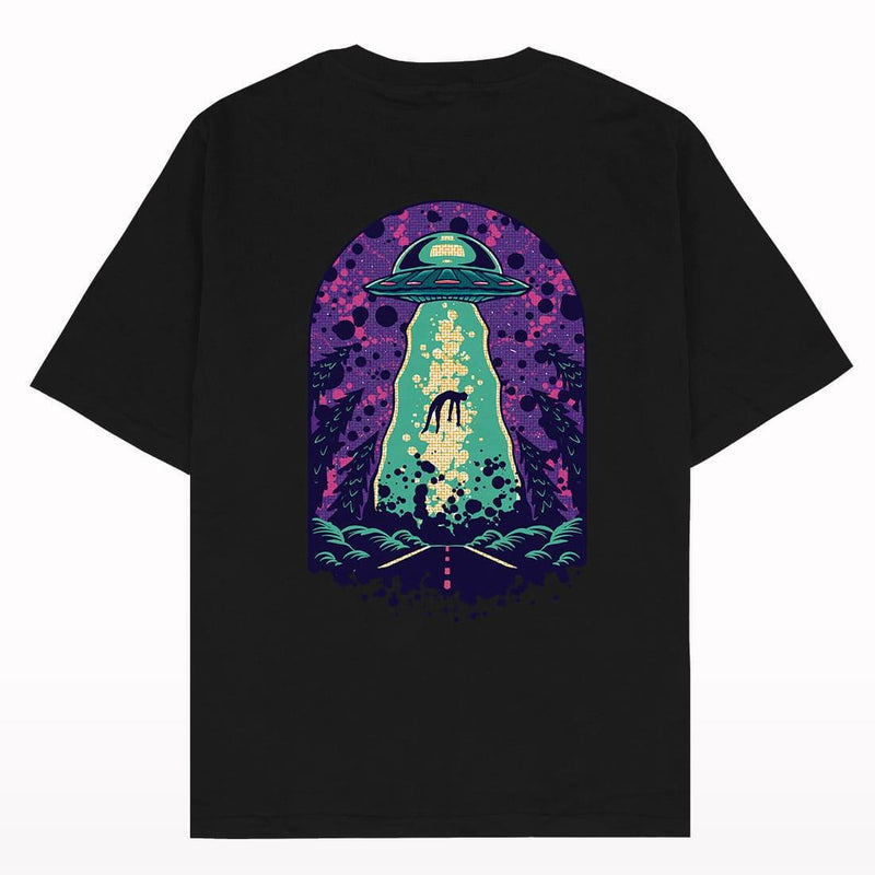 Alien abduction space oversized T-shirt – Crunk Thread