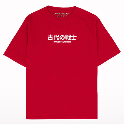 Samurai Ancient Warrior Oversized T-shirt - Crunk Thread