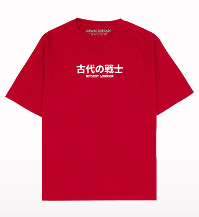 Samurai Ancient Warrior Oversized T-shirt - Crunk Thread