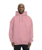 Plain Relaxed Fit Drop Shoulder Light Baby Pink Hoodie