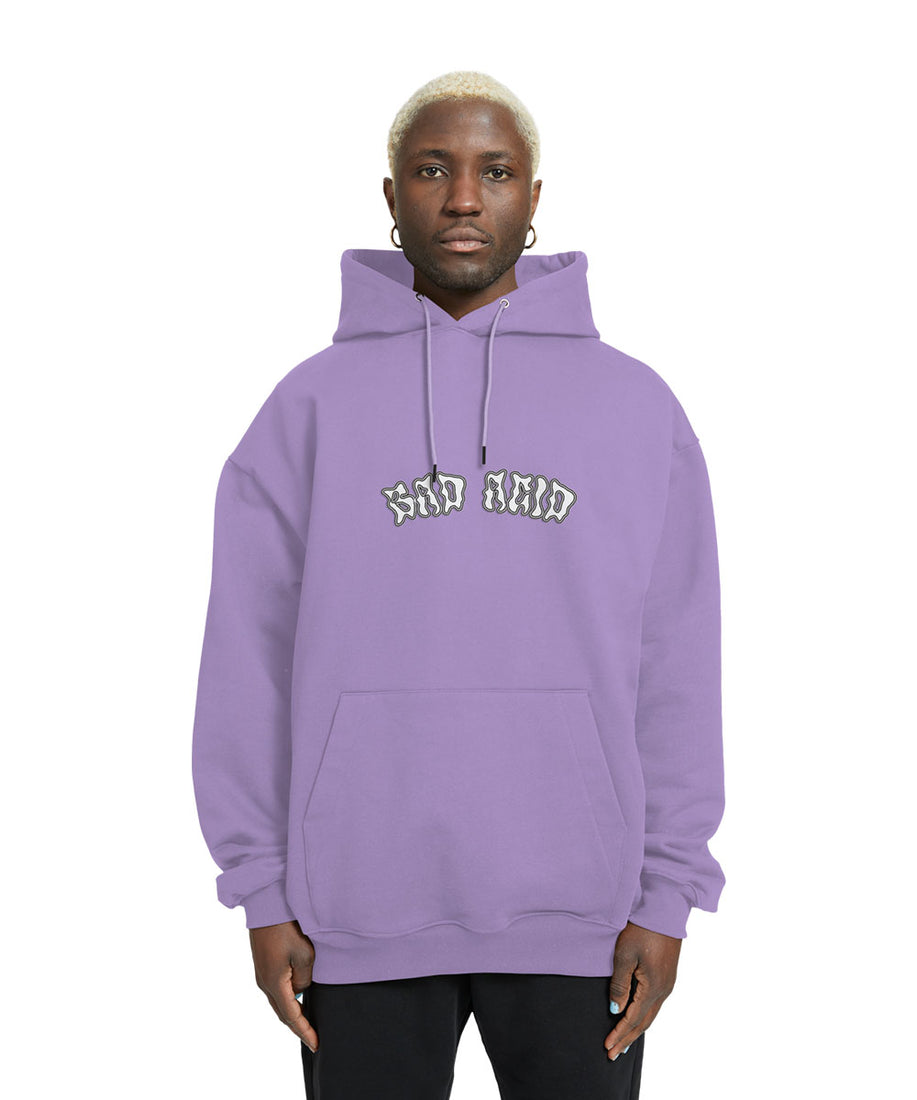 Bad Acid Relaxed Drop Shoulder Hoodie - Crunk Thread
