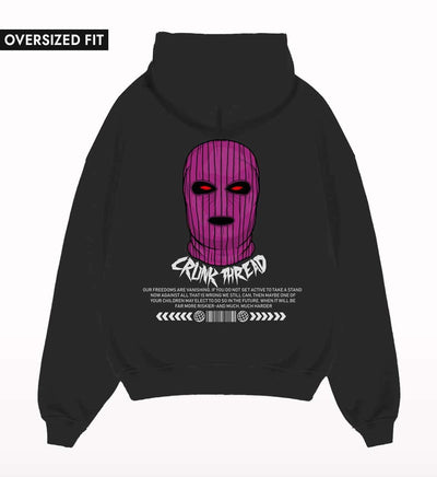 Balaclava Oversized Hoodie - Crunk Thread