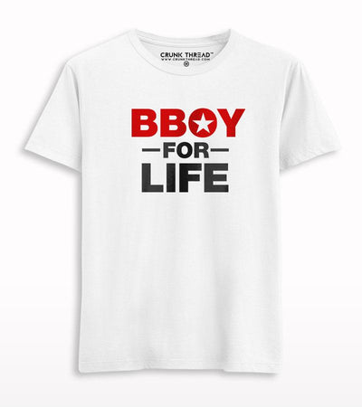Bboy For Life Men's Printed T-shirt - Crunk Thread