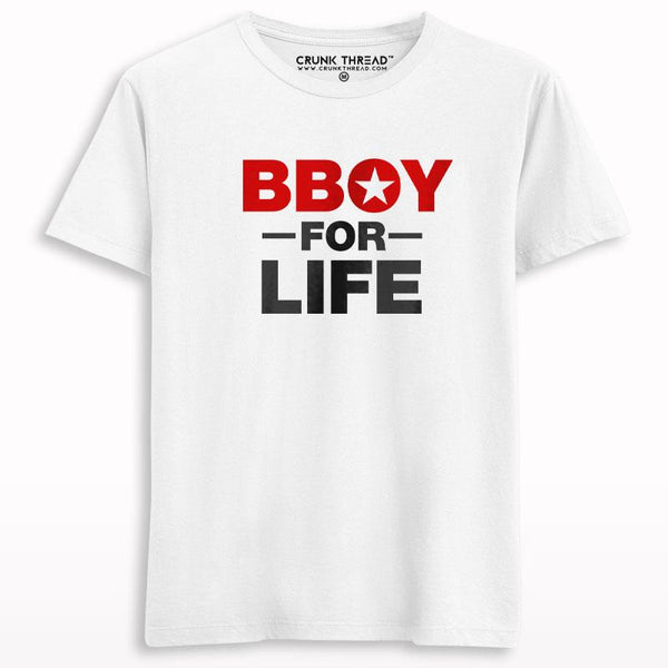 Bboy For Life Men's Printed T-shirt - Crunk Thread