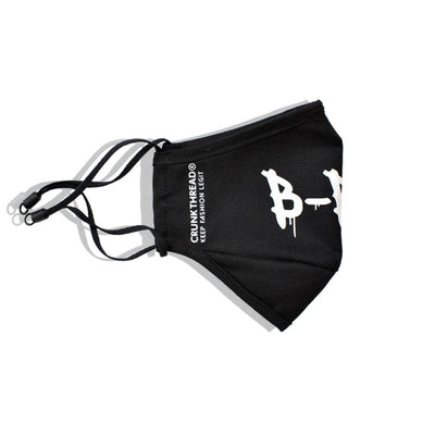 B-Boy Face Mask With Nose Clip & Adjustable Ear Loop - Crunk Thread