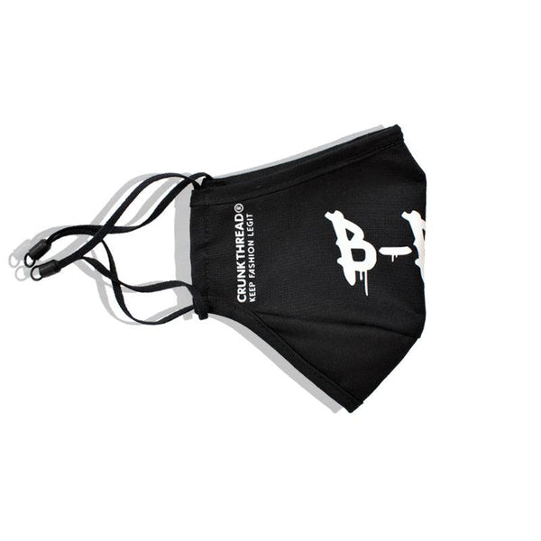 B-Boy Face Mask With Nose Clip & Adjustable Ear Loop - Crunk Thread