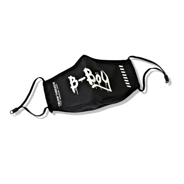 B-Boy Face Mask With Nose Clip & Adjustable Ear Loop - Crunk Thread