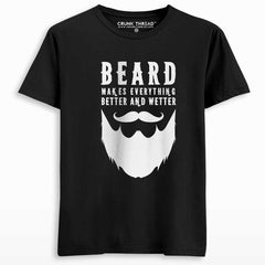 Beard Makes Everything Better Men's Printed T-shirt