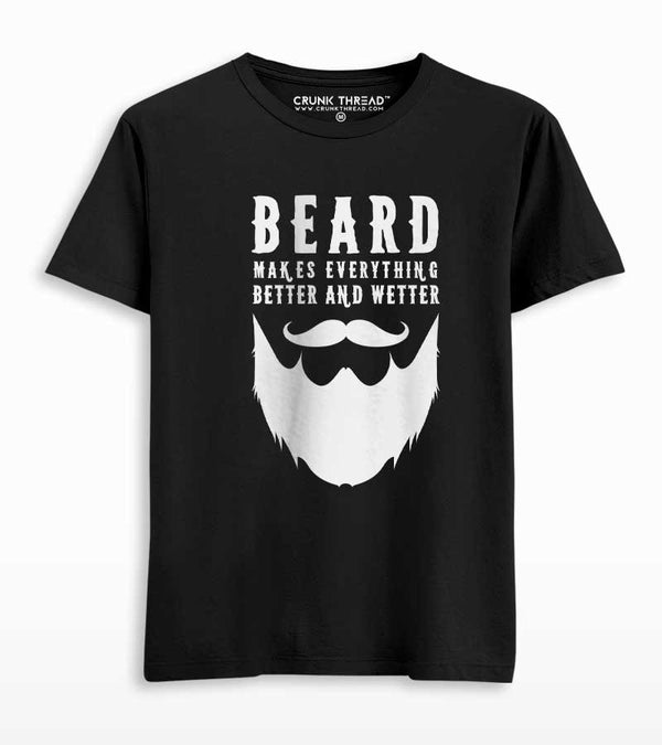 Beard Makes Everything Better Men's Printed T-shirt