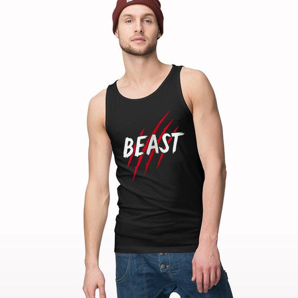 Beast Printed Tank Top - Crunk Thread