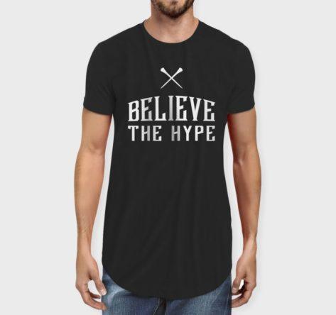 Believe The Hype Men's Longline T-shirt - Crunk Thread