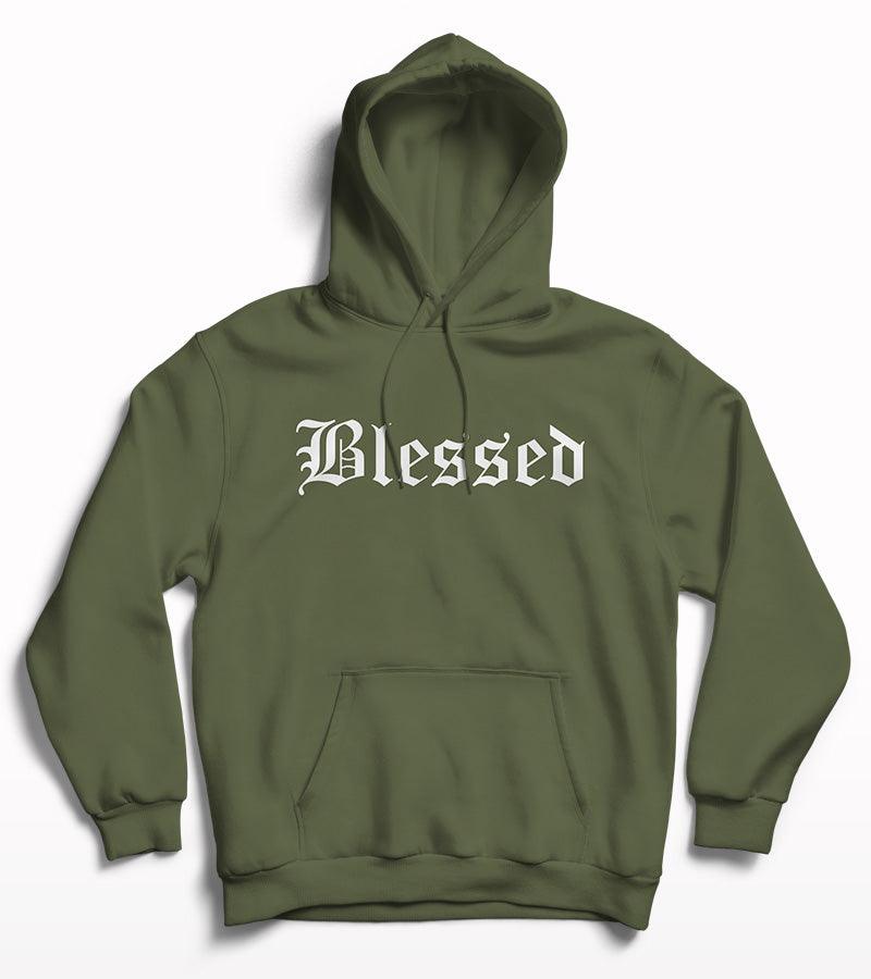Blessed Print Hoodie - Crunk Thread