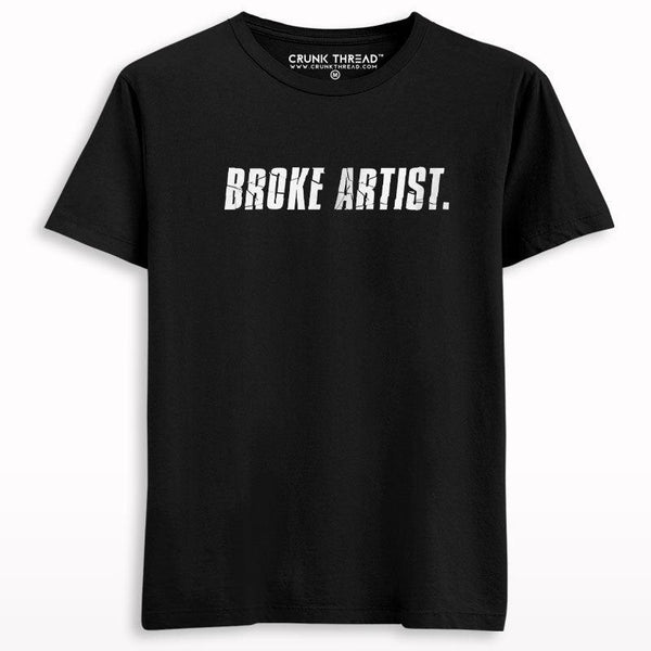 Broke Artist Printed T-shirt - Crunk Thread