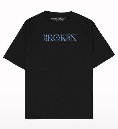 Broken Angel Oversized T-shirt - Crunk Thread