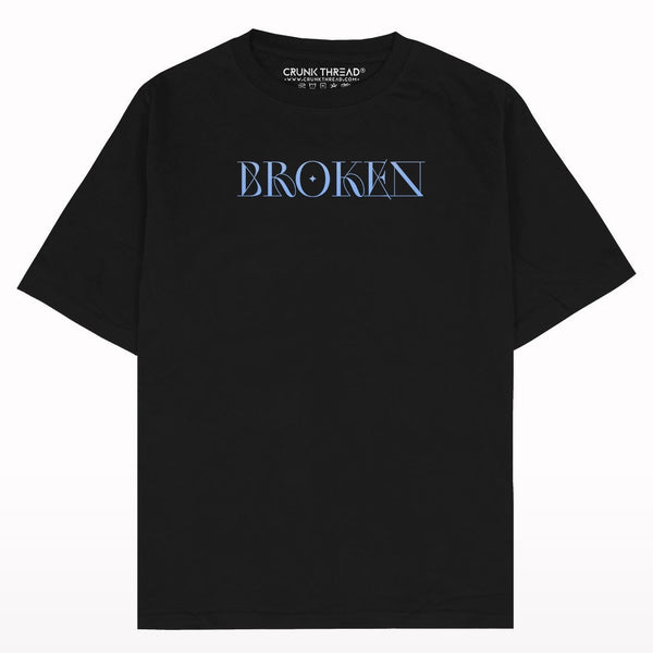 Broken Angel Oversized T-shirt - Crunk Thread
