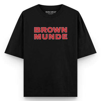 Brown Munde Oversized T-shirt