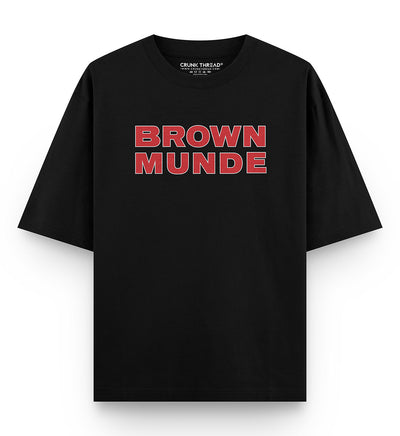 Brown Munde Oversized T-shirt