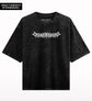 Crunk Thread Death Metal Stonewash Oversized T-shirt.