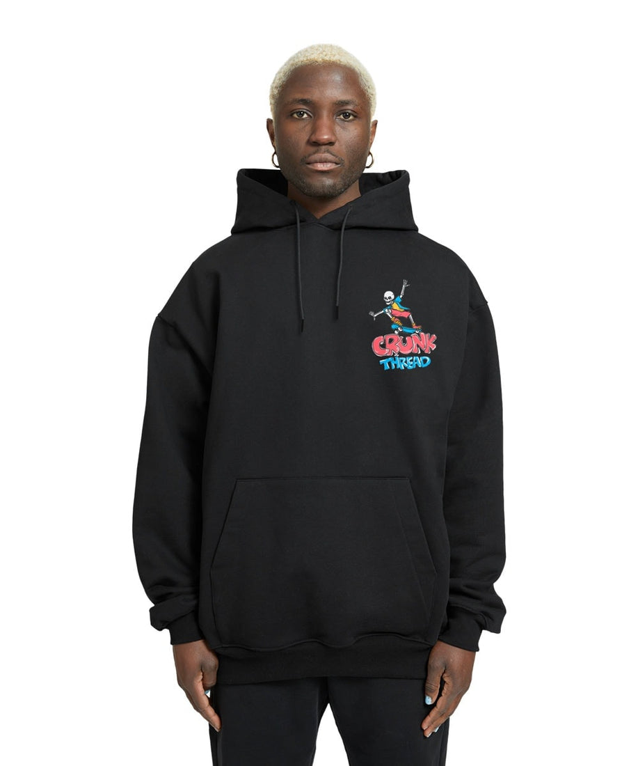 Doodle Hip Hop Relaxed Drop Shoulder Hoodie - Crunk Thread