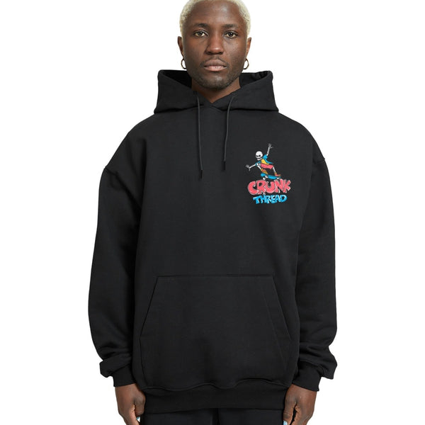 Doodle Hip Hop Relaxed Drop Shoulder Hoodie - Crunk Thread