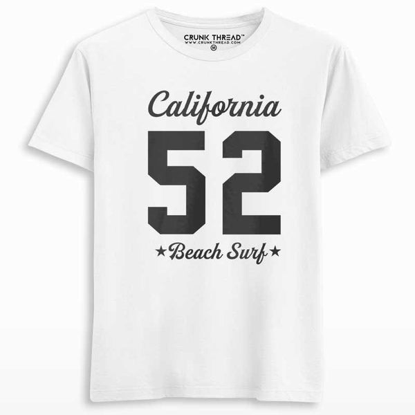 California Beach surf T-shirt - Crunk Thread