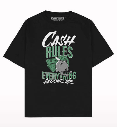Cash Rules Oversized T-shirt - Crunk Thread