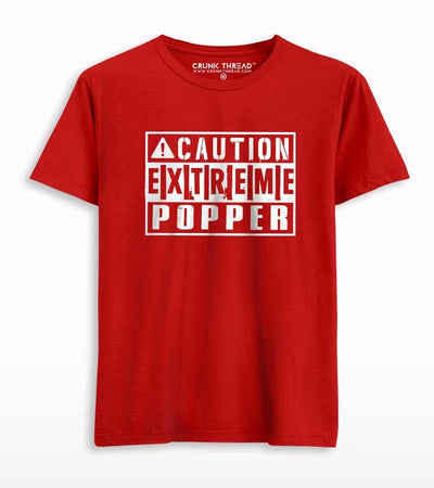 Caution Extreme Popper Unisex T-shirt - Crunk Thread