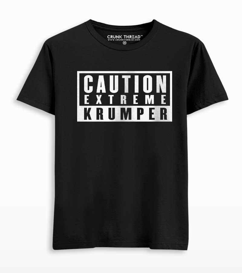 Caution Extreme Krumper Men's Printed T-shirt - Crunk Thread