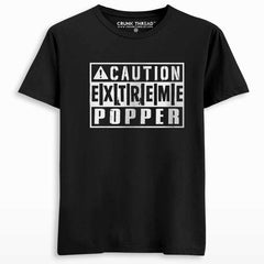 Caution Extreme Popper Unisex T-shirt - Crunk Thread