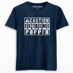 Caution Extreme Popper Unisex T-shirt - Crunk Thread