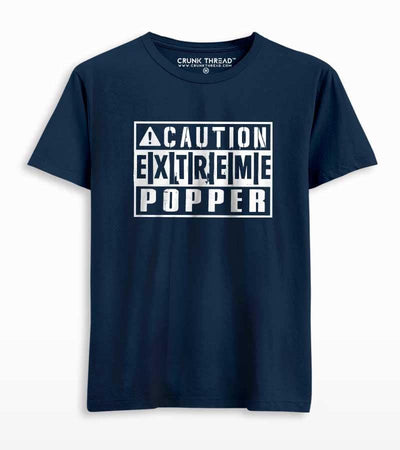 Caution Extreme Popper Unisex T-shirt - Crunk Thread