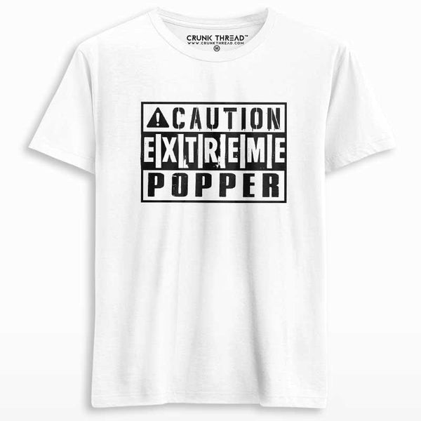 Caution Extreme Popper Unisex T-shirt - Crunk Thread