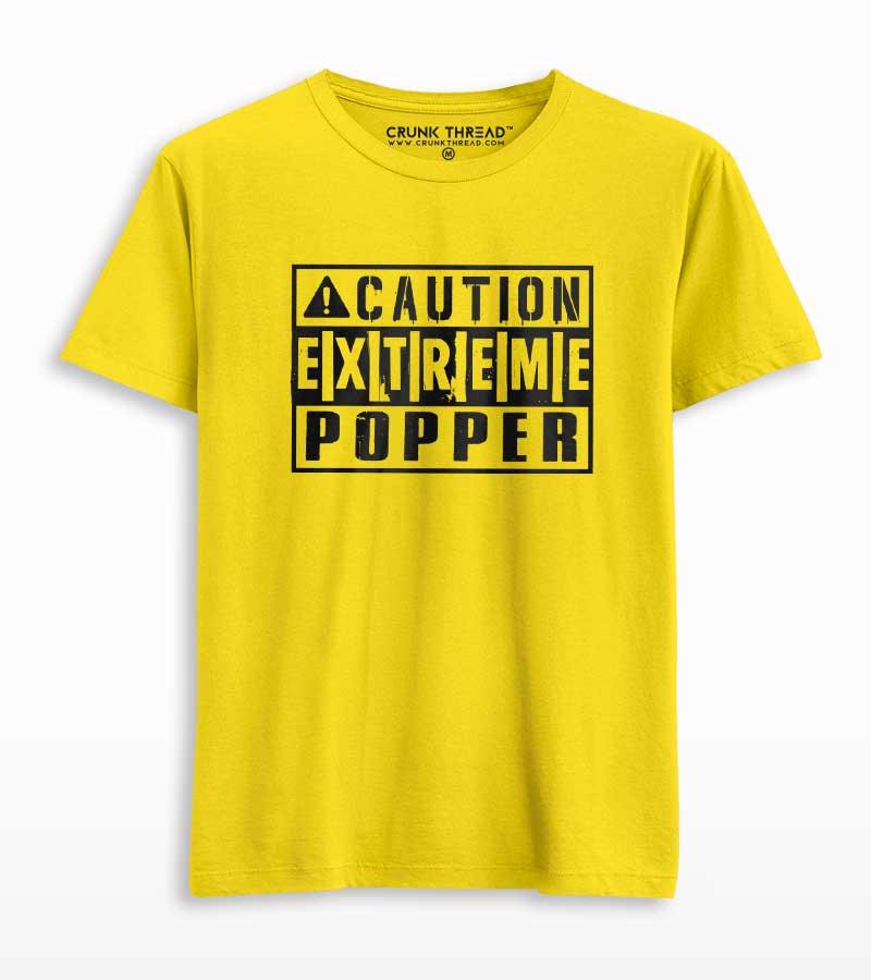 Caution Extreme Popper Unisex T-shirt - Crunk Thread