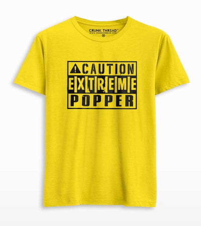 Caution Extreme Popper Unisex T-shirt - Crunk Thread